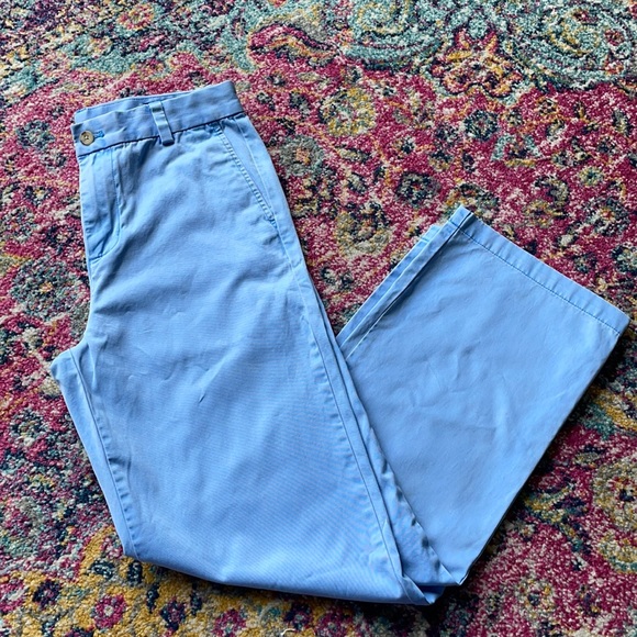 - Vineyard Vines Easter Spring light blue breaker chinos size 18 - Picture 1 of 7